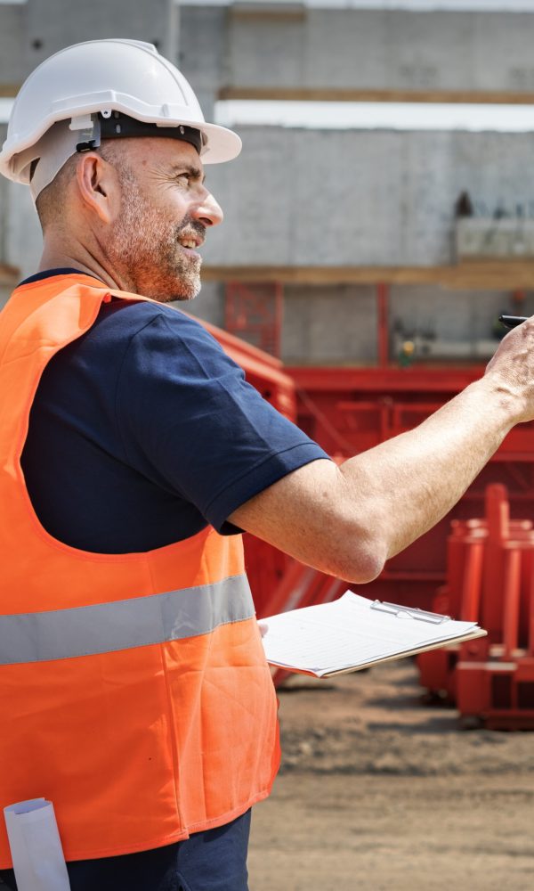 Architecture Construction Safety First Career Concept